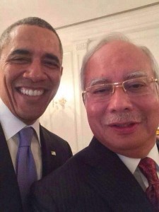 najib selfie